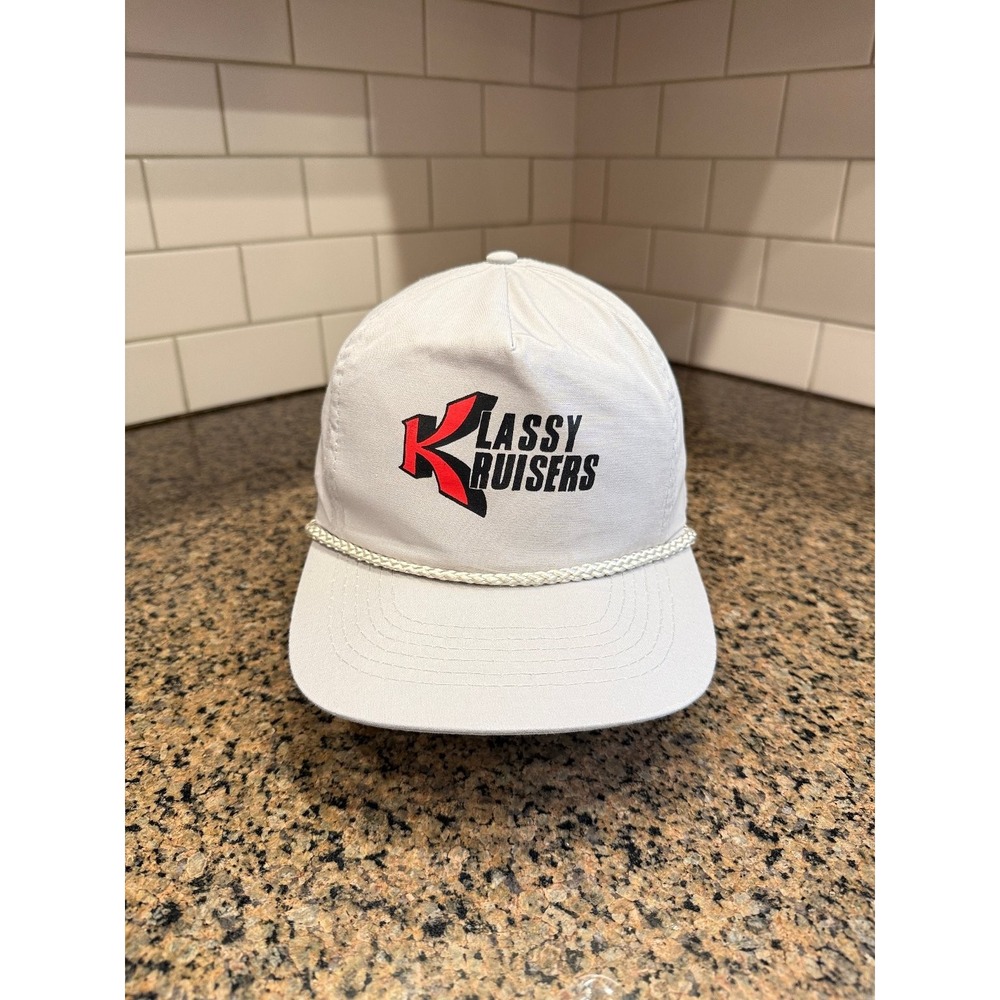 Klassy Kruisers OTTO CAP Rope Hat Baseball Cap Mens OS Gray Cotton Blend